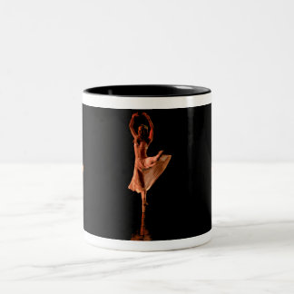 Caneca De Café Em Dois Tons Twirl da bailarina