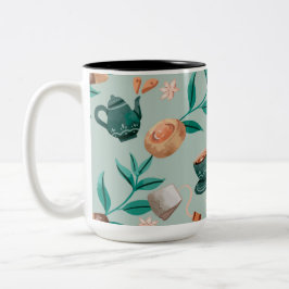 Caneca De Café Em Dois Tons Two-Tone coffee Mug design 
