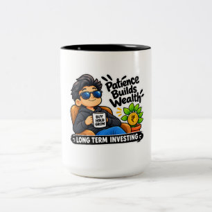 Caneca De Café Em Dois Tons Two Tone Investor Cup Investidor Legal