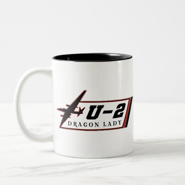 Caneca De Café Em Dois Tons U2 Dragão - Plano espião (Esquerda)