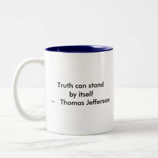 Caneca De Café Em Dois Tons ! U Cria Verdade pode ficar sozinha