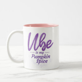 Caneca De Café Em Dois Tons Ube (Purple Yam) é o meu decote de dois tons de pi