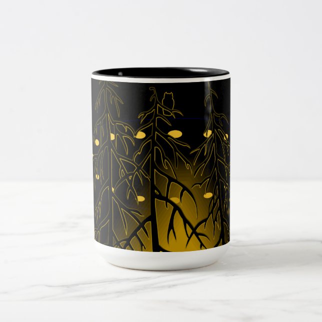 Caneca De Café Em Dois Tons UFO Cups Legal UFO Mugs Cups Personalizados Dif OF (Centro)