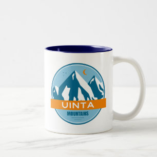 Caneca De Café Em Dois Tons Uinta Mountain Utah