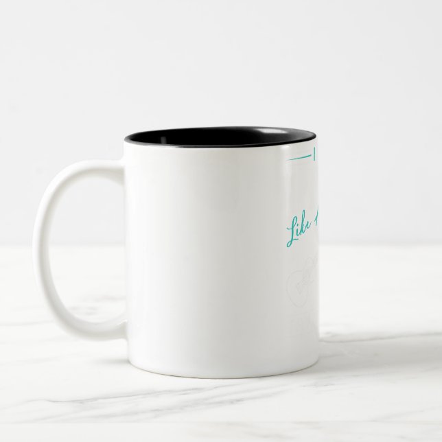 Caneca De Café Em Dois Tons Ukulele Maestro: Continue com a minha Hilarious Vi (Esquerda)