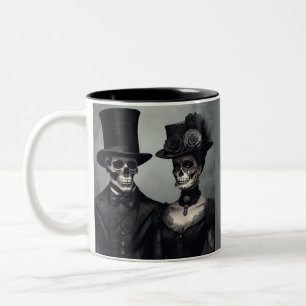 Caneca De Café Em Dois Tons Última Rita do Amor Reverendo Gótico