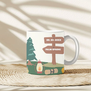 Caneca De Café Em Dois Tons Última Trilha Antes da Despedida de Solteira no Ac
