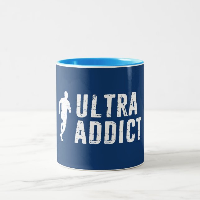 Caneca De Café Em Dois Tons Ultra viciado (Centro)