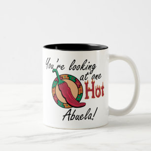 Caneca De Café Em Dois Tons Um Abuela quente