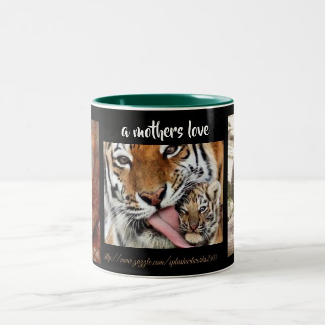 Caneca De Café Em Dois Tons "Um Amor Mães" (Centro)