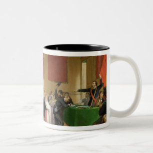 Caneca De Café Em Dois Tons Um casamento sob a comuna de Paris de 1871