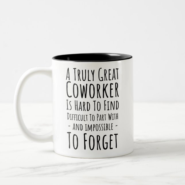 Caneca De Café Em Dois Tons um colega de excelente verdadeiroY (Esquerda)