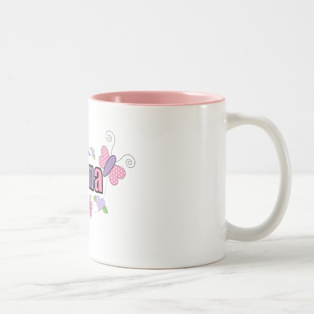 Caneca De Café Em Dois Tons Um de um Mema amável (Direita)
