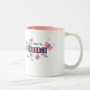 Caneca De Café Em Dois Tons Um de um Oma amável