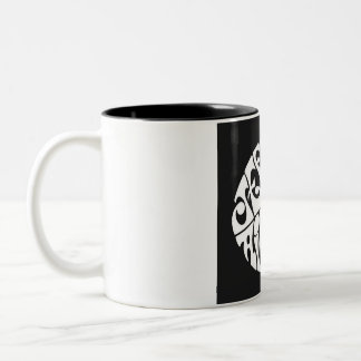 Caneca De Café Em Dois Tons Um Groovy Rock e Roll 60s inspirou Mug