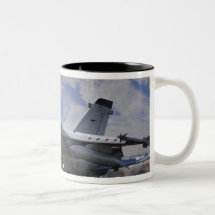 Caneca De Café Em Dois Tons Um lutador da Força Aérea italiana AMX