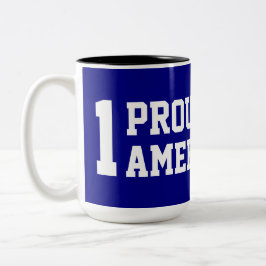 Caneca De Café Em Dois Tons UM Orgulhoso Americano