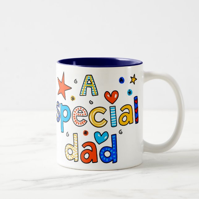Caneca De Café Em Dois Tons Um Pai especial (Direita)