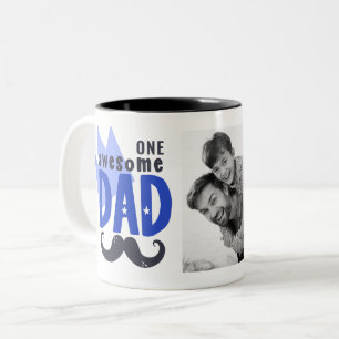 Caneca De Café Em Dois Tons Um Pai incrível Dia de os pais de fotos modernas