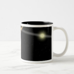 Caneca De Café Em Dois Tons Um planeta da Jupiter-massa que orbita a estrela