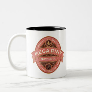 Caneca De Café Em Dois Tons Um Ponto Mega