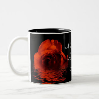 Caneca De Café Em Dois Tons Um rosa para uma mãe perfeita