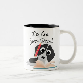 Caneca De Café Em Dois Tons Um Smart Puppy