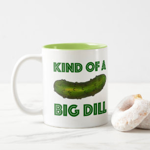 Caneca De Café Em Dois Tons Um tipo de grande negócio de Kosher Green Pickle E