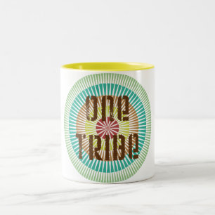 Caneca De Café Em Dois Tons Um tribo