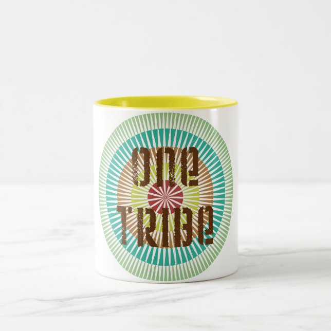 Caneca De Café Em Dois Tons Um tribo (Centro)
