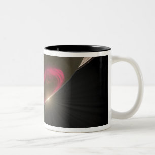 Caneca De Café Em Dois Tons Uma Aurora cereja-vermelha