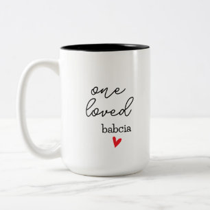 Caneca De Café Em Dois Tons Uma Babcia Amada Presente Personalizado para Avó