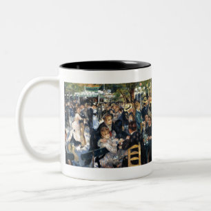 Caneca De Café Em Dois Tons Uma Bola no Moulin de la Galette - Renoir