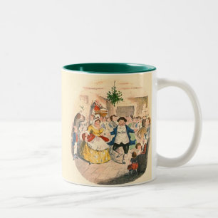 Caneca De Café Em Dois Tons Uma canção de natal do Natal