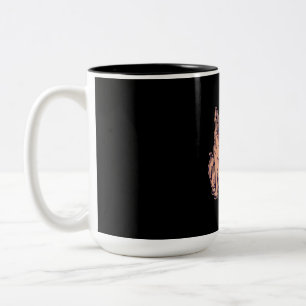 Caneca De Café Em Dois Tons Uma Casa Sem German shepherd É Uma Casa