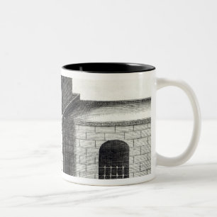 Caneca De Café Em Dois Tons Uma entrada no Grande Muralha
