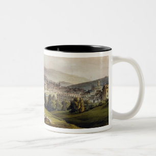 Caneca De Café Em Dois Tons Uma ideia geral do banho, 'do banho ilustrado