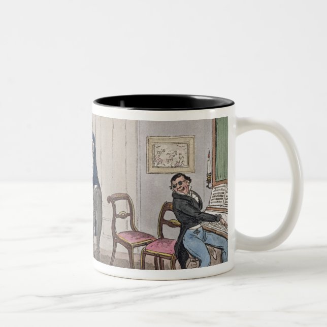 Caneca De Café Em Dois Tons Uma introdução: Momentos alegres da lógica, Jerry, (Direita)