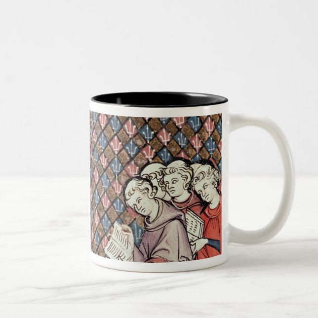 Caneca De Café Em Dois Tons Uma lição da filosofia (Direita)