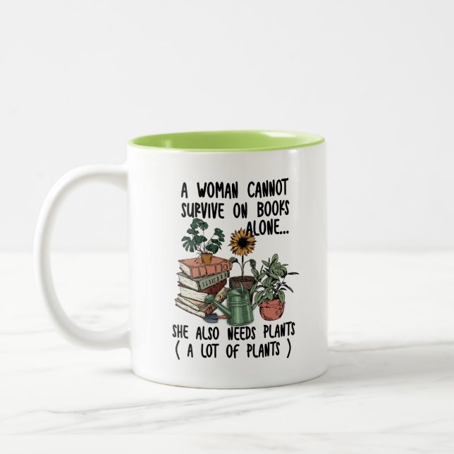 Caneca De Café Em Dois Tons Uma Mulher Não Pode Sobreviver (Esquerda)