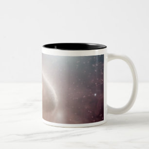 Caneca De Café Em Dois Tons Uma O-estrela apenas atrás de uma estrela nova,