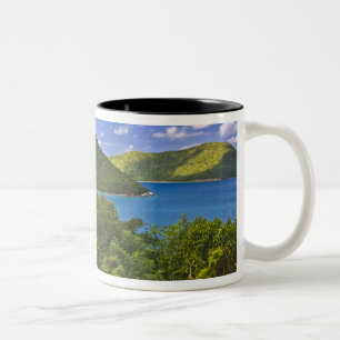 Caneca De Café Em Dois Tons Uma parada na Usina de Açúcar Annaberg, St. John