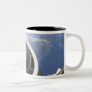 Caneca De Café Em Dois Tons Uma rocha da lua
