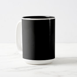 Caneca De Café Em Dois Tons Uma superfície preta texturizada com padrão de grã