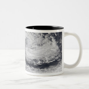 Caneca De Café Em Dois Tons Uma tempestade sobre Nova Zelândia