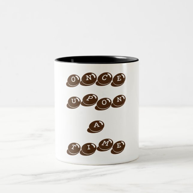 Caneca De Café Em Dois Tons uma vez (Centro)