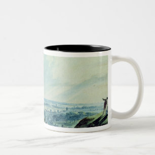 Caneca De Café Em Dois Tons Uma vista de Norwich, do monte de Mouseshold