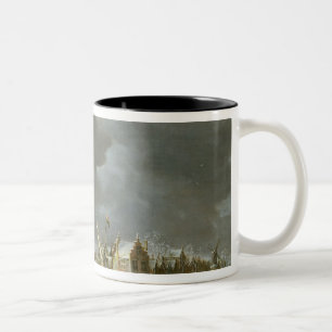 Caneca De Café Em Dois Tons Uma vista do Regulierspoort