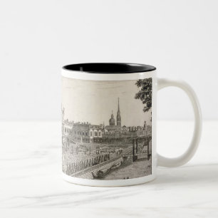 Caneca De Café Em Dois Tons Uma vista noroeste do palácio de verão de seu Im