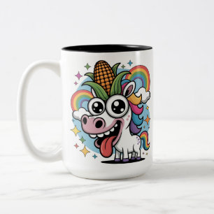 Caneca De Café Em Dois Tons Unicórnio Único